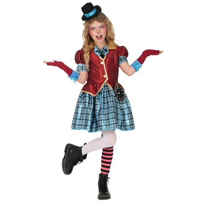 Costume della Cappellai Matto Tic Tac per bambina