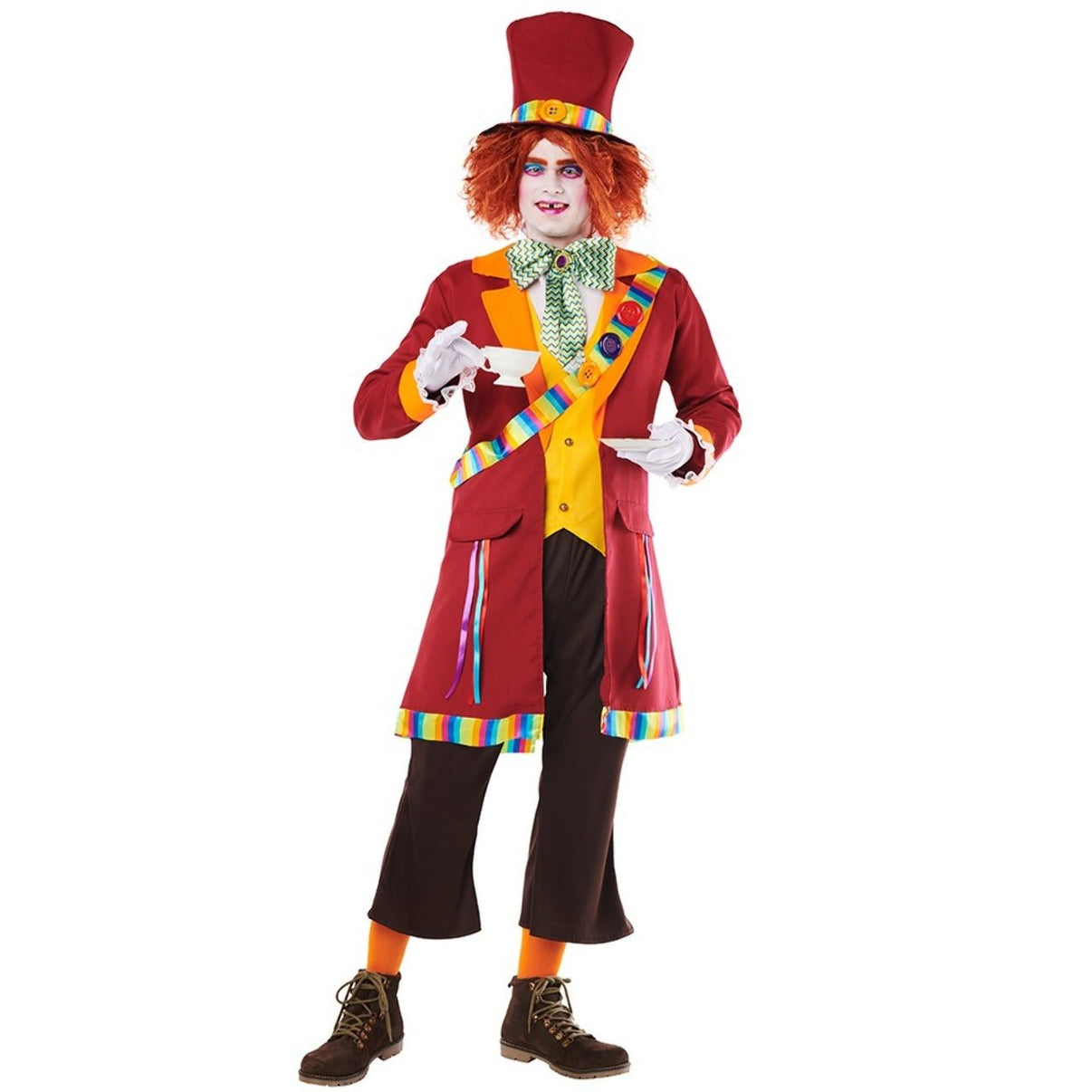 Costume da coppia di Cappellaio Matto Premium da adulto Costume da coppia di Cappellaio Matto Premium da adulto