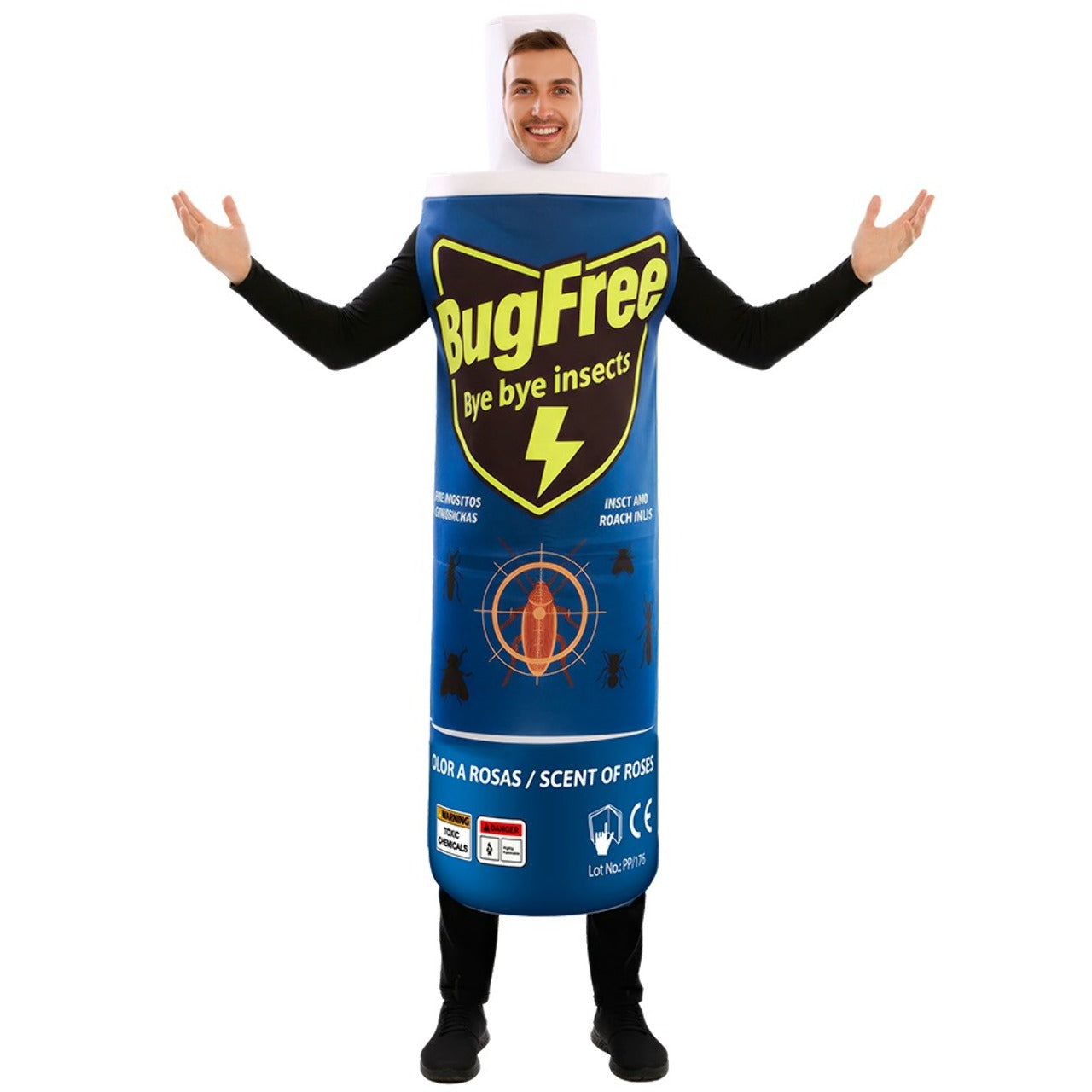 Costume da Spray Insetticida per adulto 