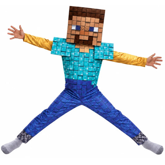 Costume Steve Basic Minecraft™ bambino