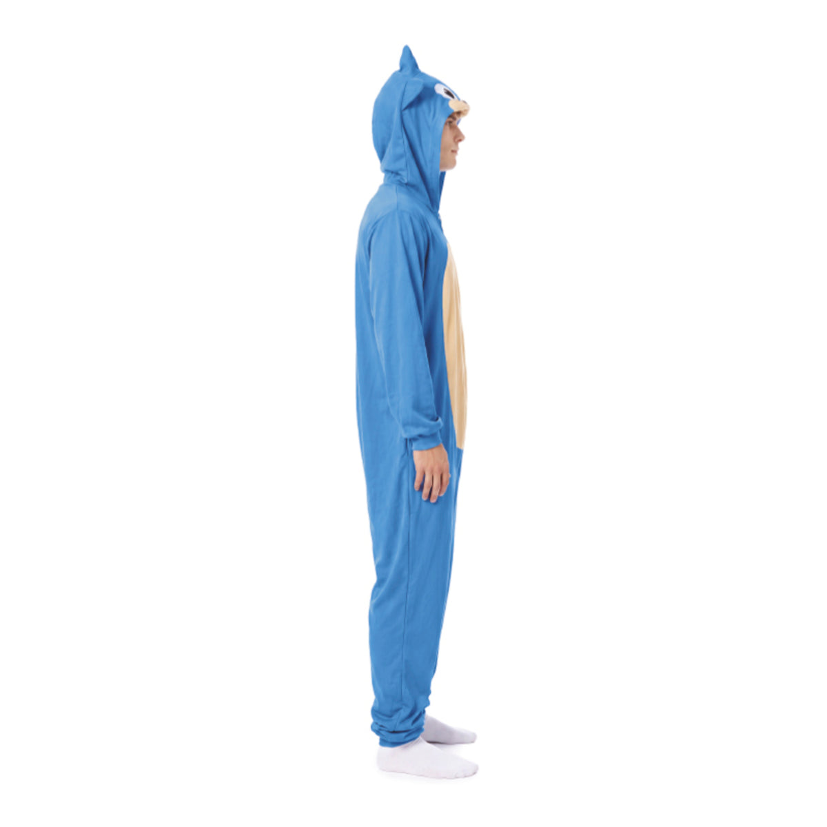 Costume da Super Riccio Blu per adulto