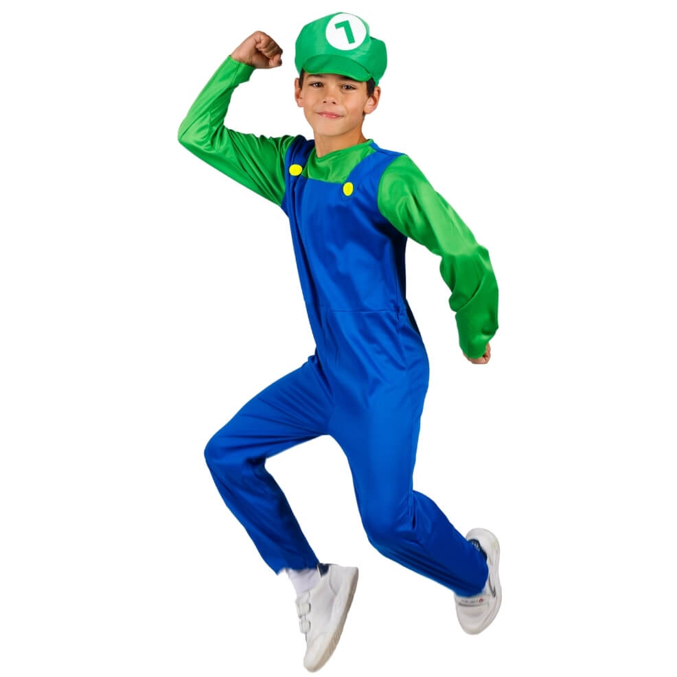 Costume da Super Luigi Videogiochi per bambino