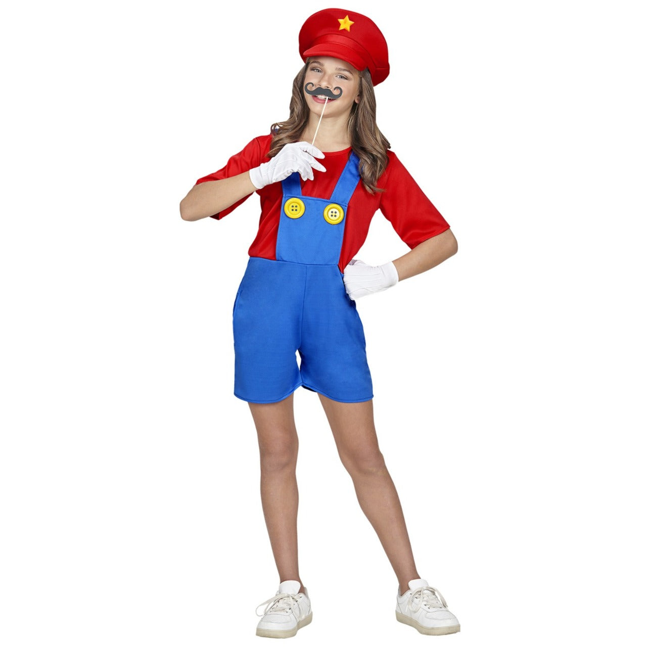 Costume da super idraulico rosso e blu per ragazzi per 21,25 €