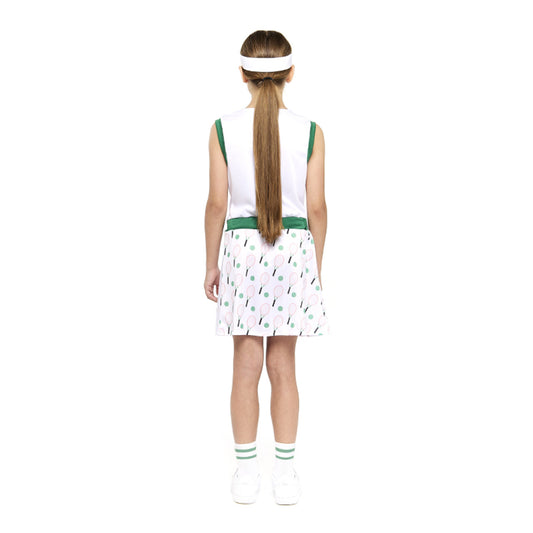 Costume da tennista retrò per bambina
