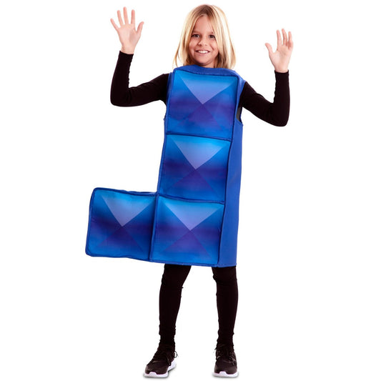 Costume da Tetris blu scuro per bambini