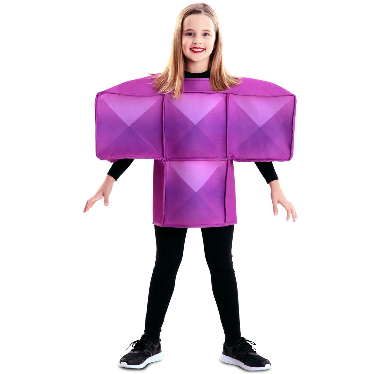 Costume da Tetris viola per bambino