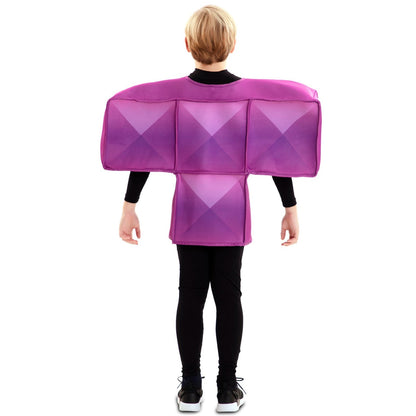 Costume da Tetris viola per bambino