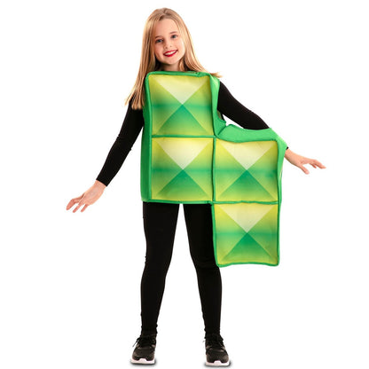 Costume da Tetris verde per bambini