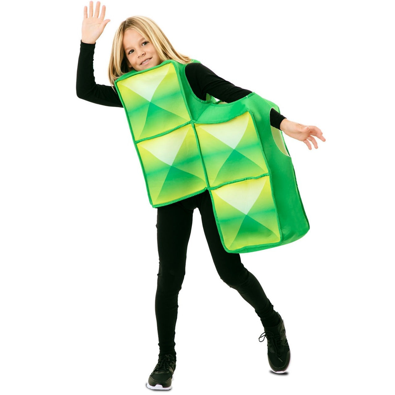 Costume da Tetris verde per bambini