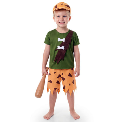 Costume da Troglodita Bam Bam Cappello per bambino