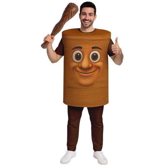 Costume da Tung Tung Sahur per adulti