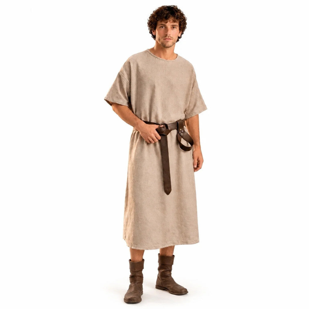 Costume Tunica Beige Medieval per adulto