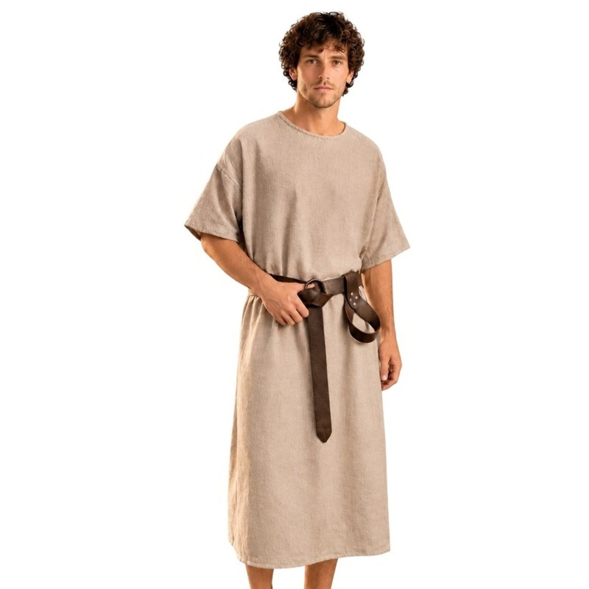 Costume Tunica Beige Medieval per adulto