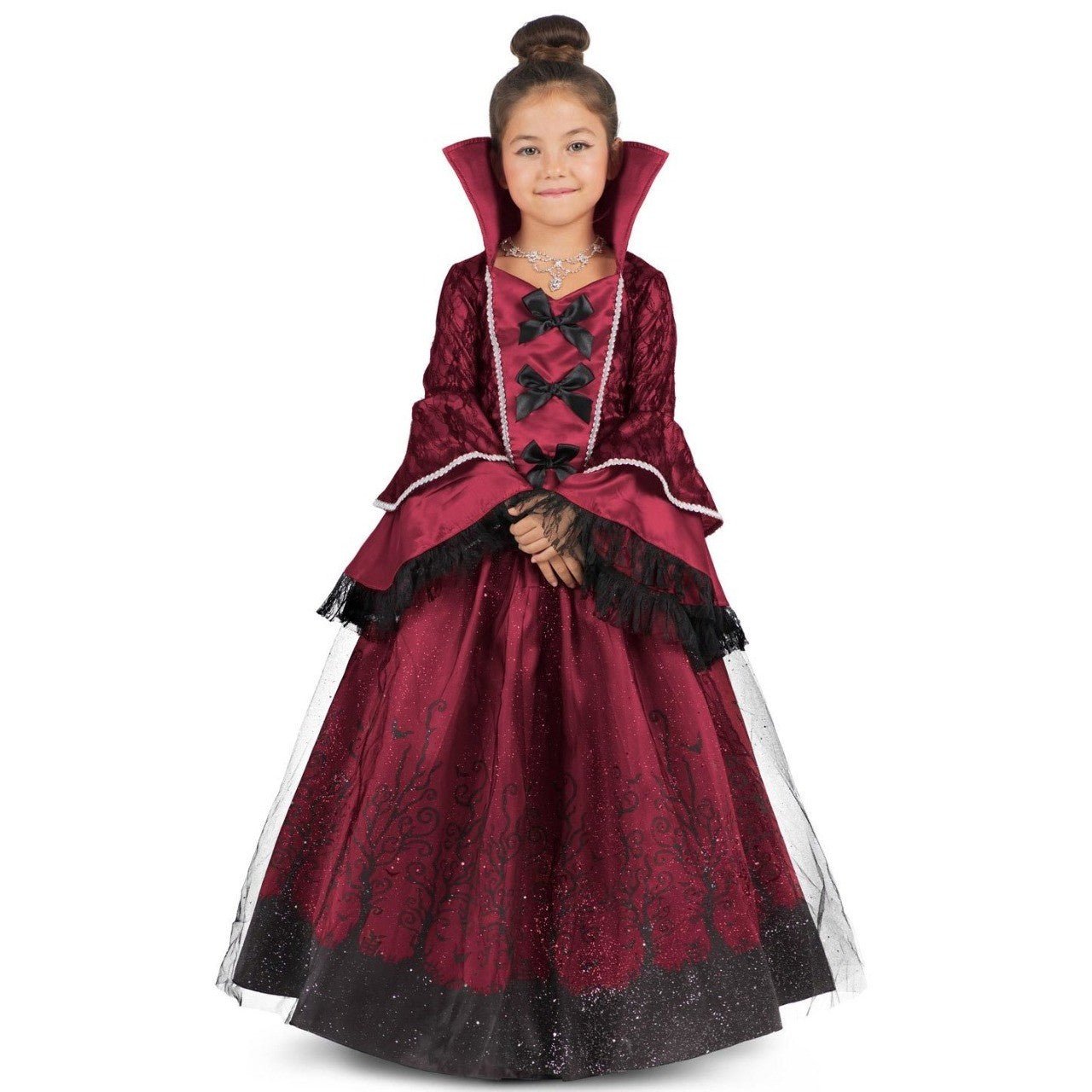 Costume da Vampiro Reale di lusso per bambina