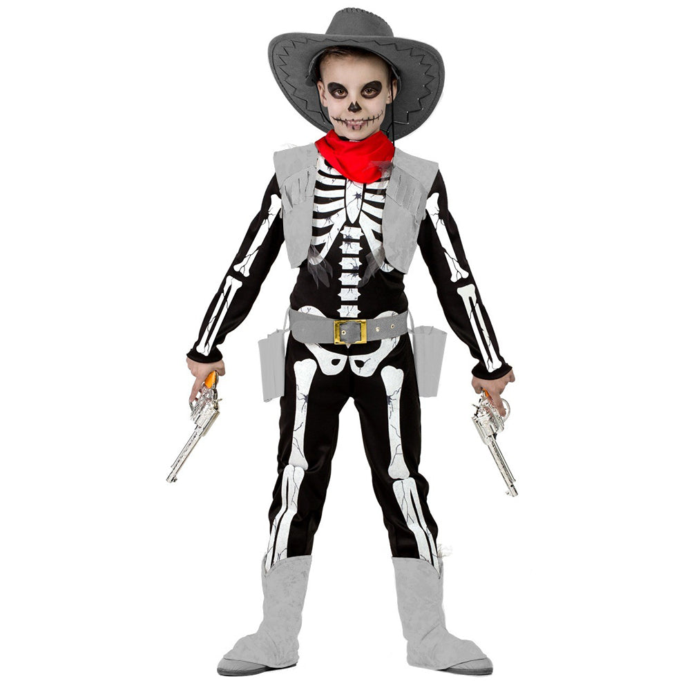 Costume da Scheletro da cowboy per bambino