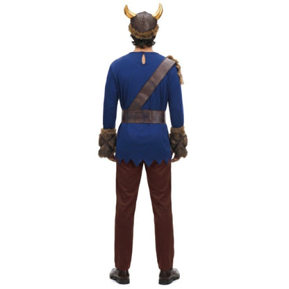 Costume da Vichingo Blu per uomo
