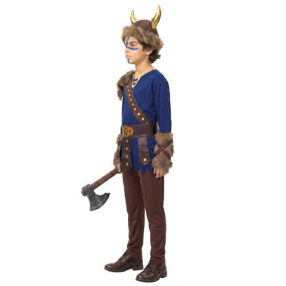 Costume da Vichingo Blu per bambino