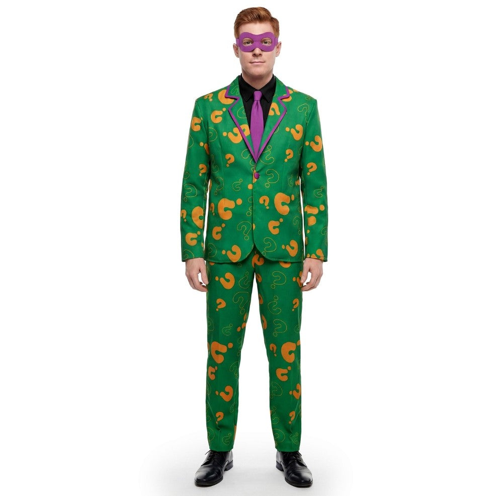 Costume da Enigmista cattivo per uomo 