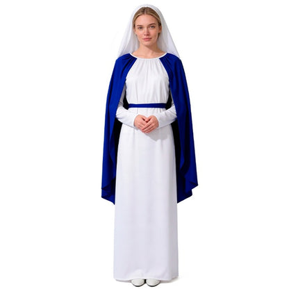 Costume da Vergine Maria bicolore per donna
