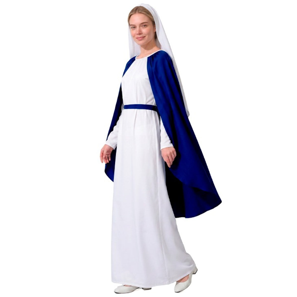 Costume da Vergine Maria bicolore per donna
