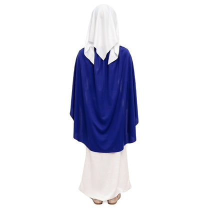 Costume da Vergine Maria bicolore per bambina
