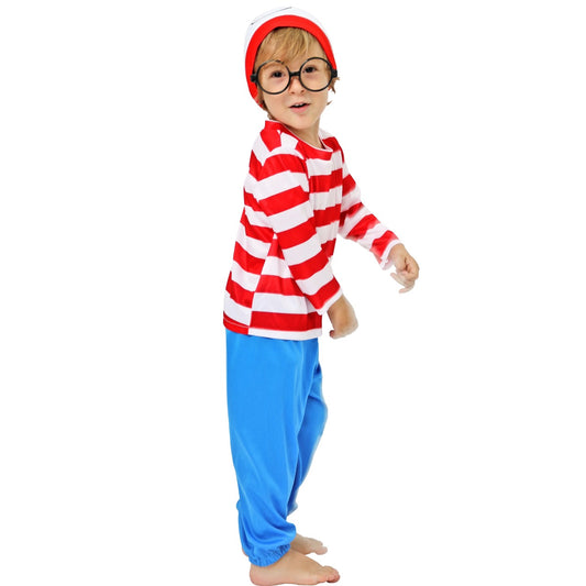 Costume da Wally a Righe per neonato