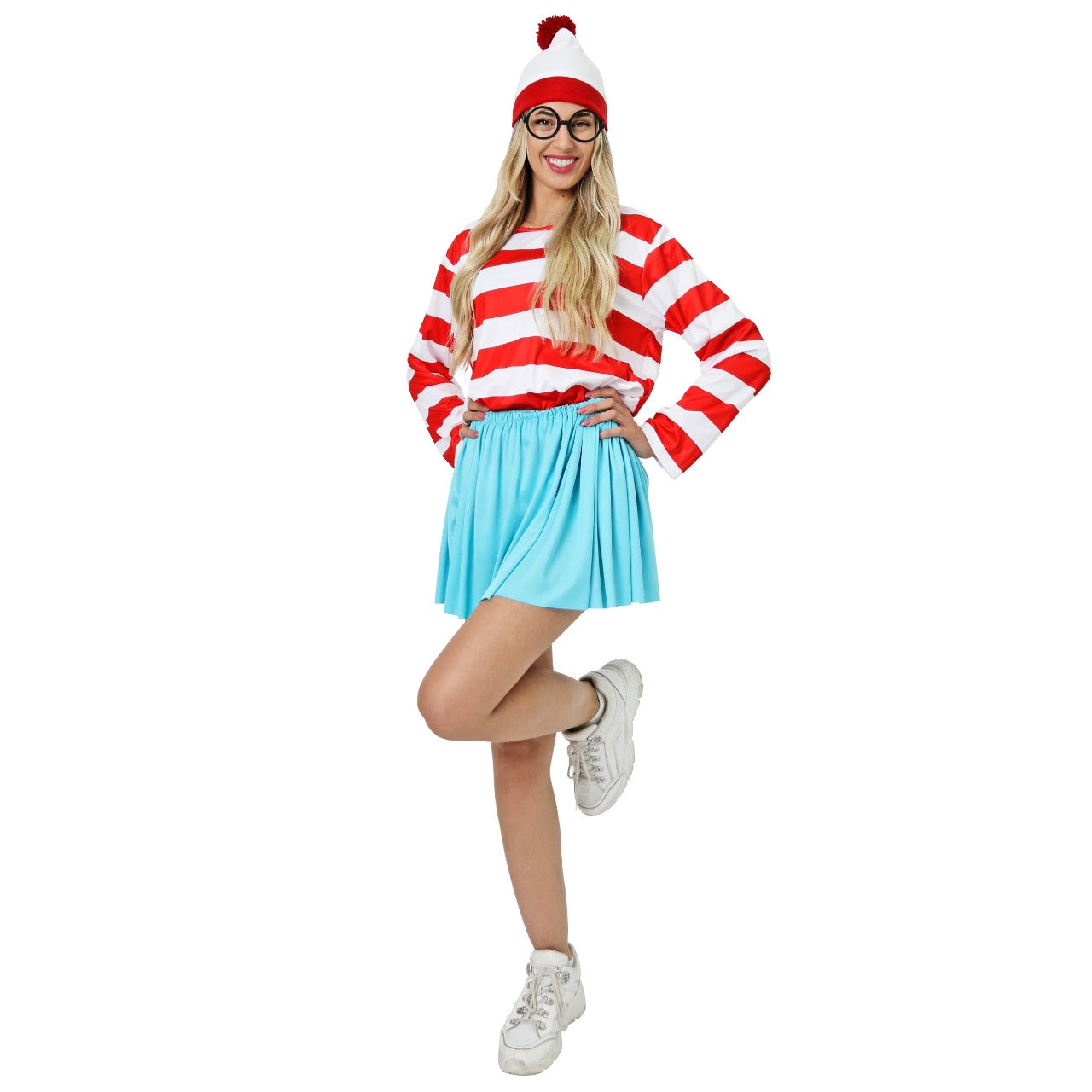 Costume da Wally a righe per donna