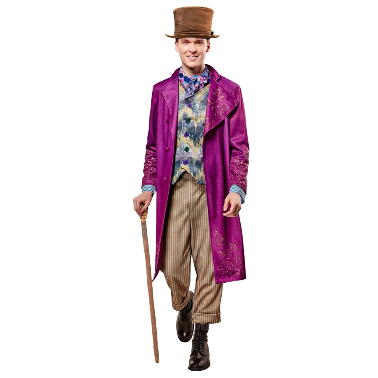 Costume di Willy Wonka™ Deluxe per adulti