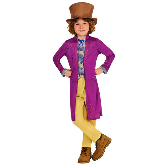 Costume da  Willy Wonka™ deluxe per bambino
