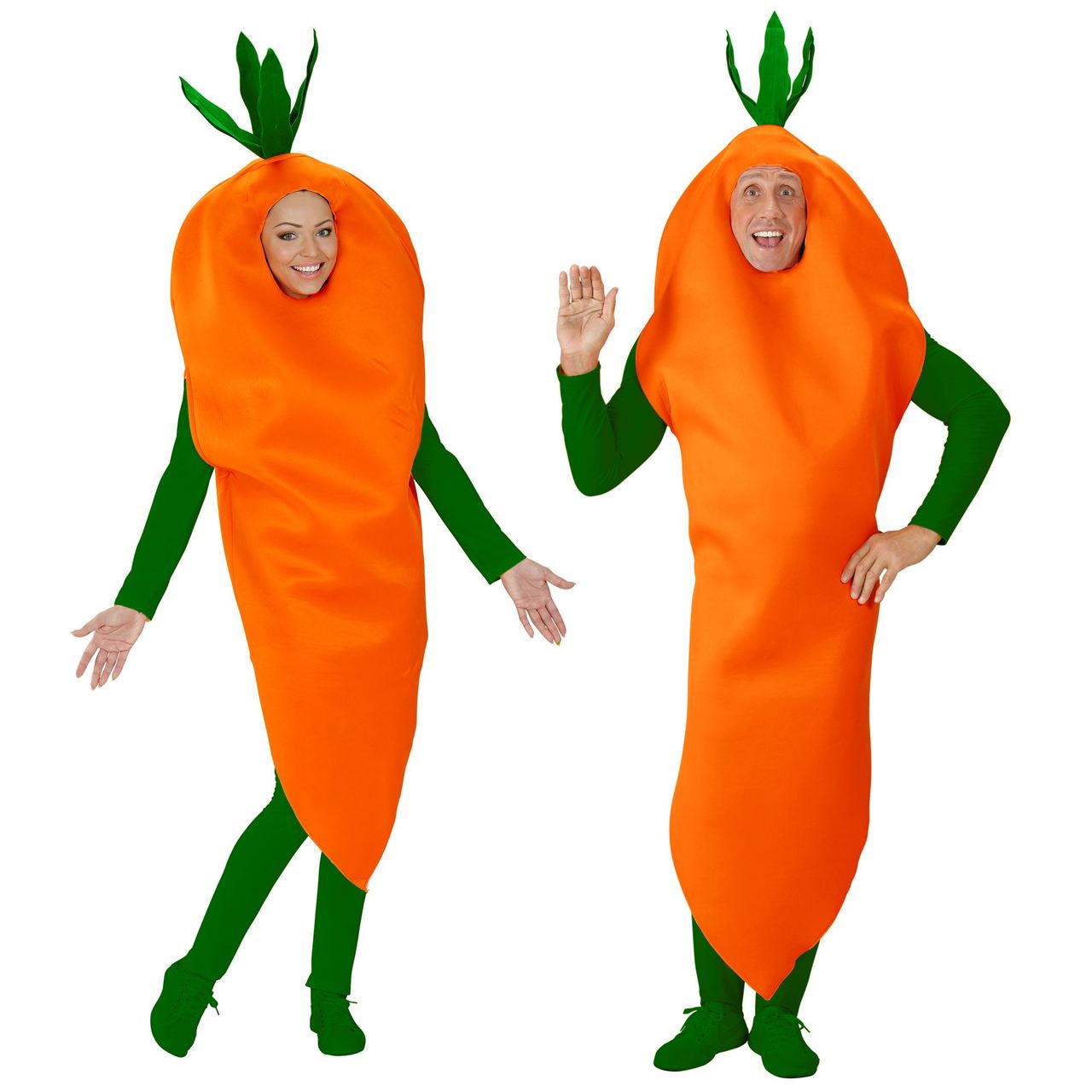 Costume da Carota Arancione per adulti