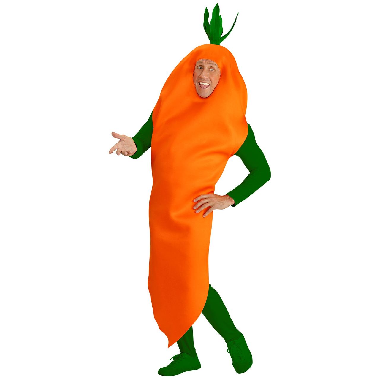 Costume da Carota Arancione per adulti