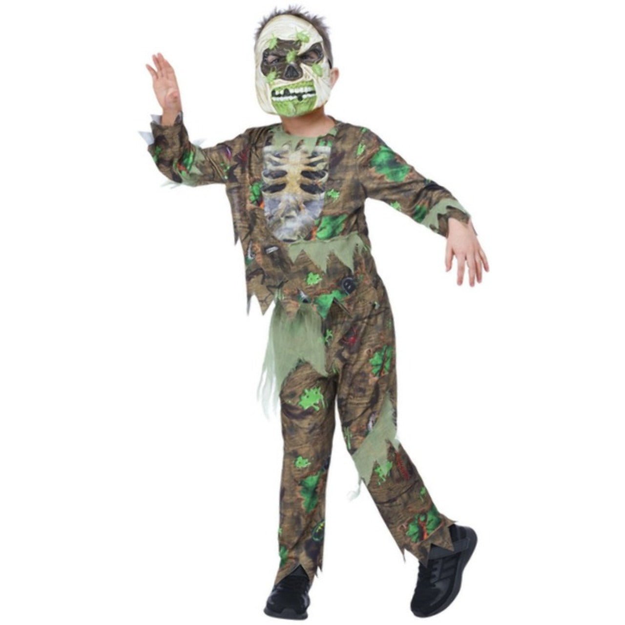 Costume da Zombie Scheletro per bambino