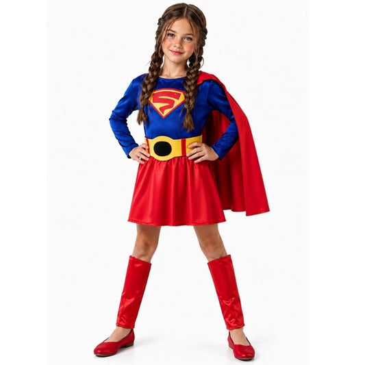 Costume da Supereroina Mantello per bambina