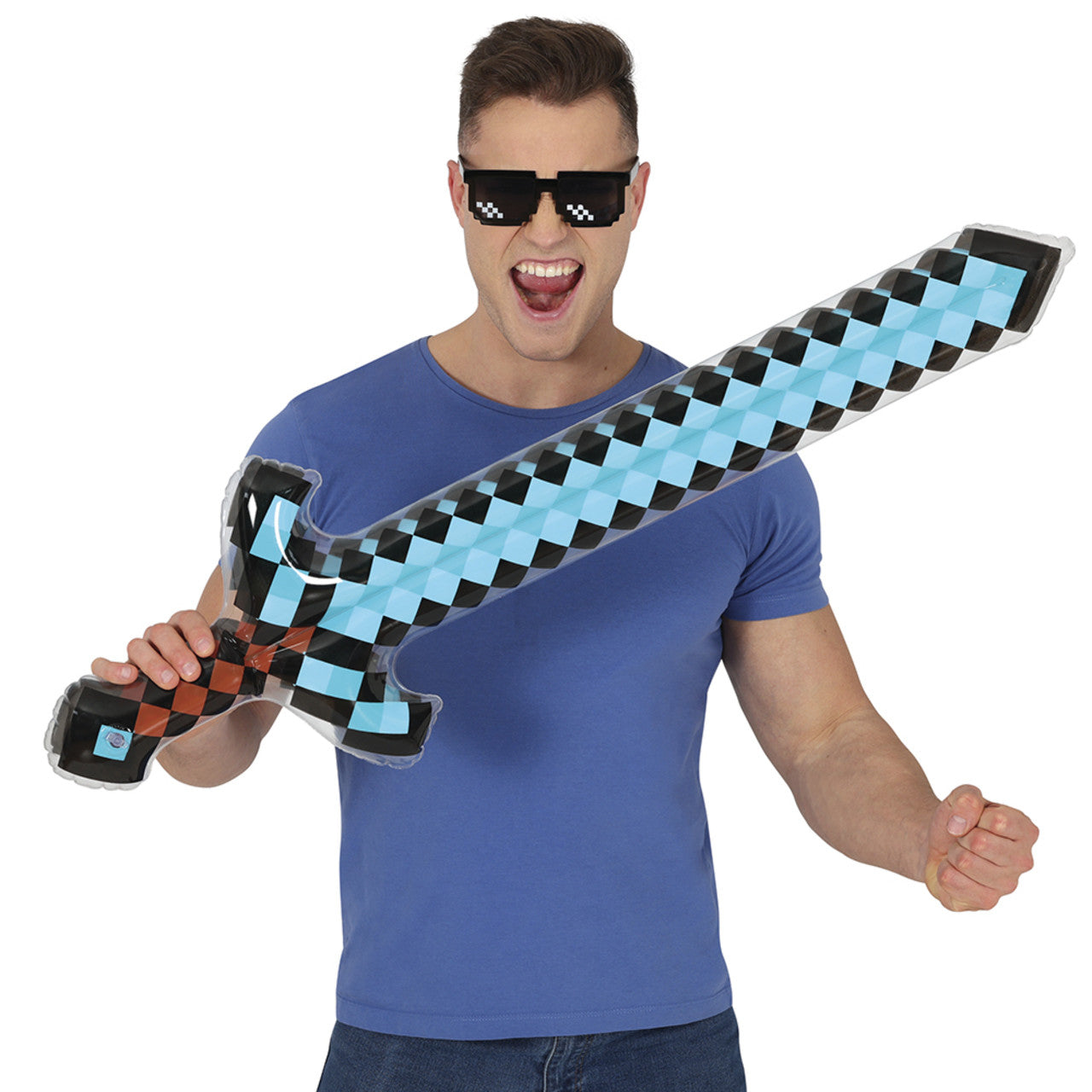 Acquista online spada di Minecraft Gonfiabile | Costumalia by Signor ...