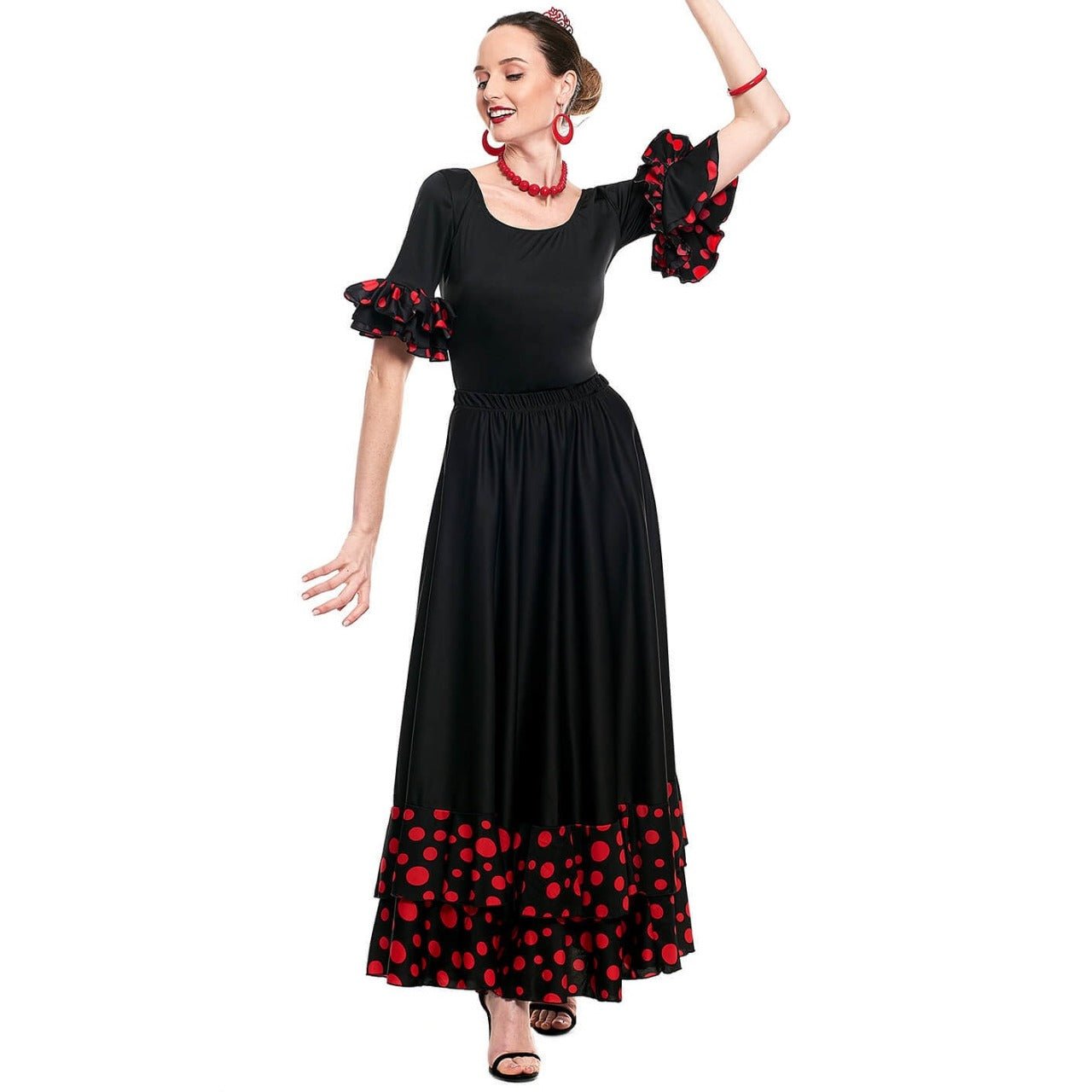 Gonna da flamenca nera