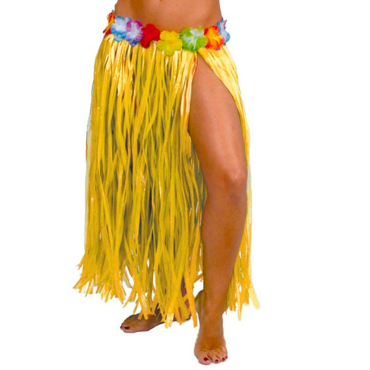 Gonna Hawaiana Gialla Lunga