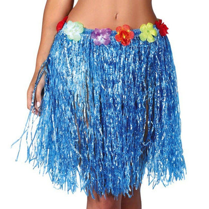 Gonna Hawaiana Blu Corta