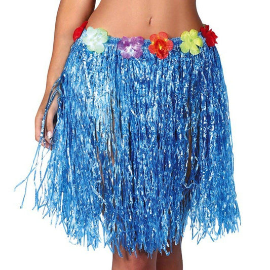 Gonna Hawaiana Blu Corta