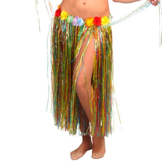 Gonna Hawaiana Multicolore Lunga