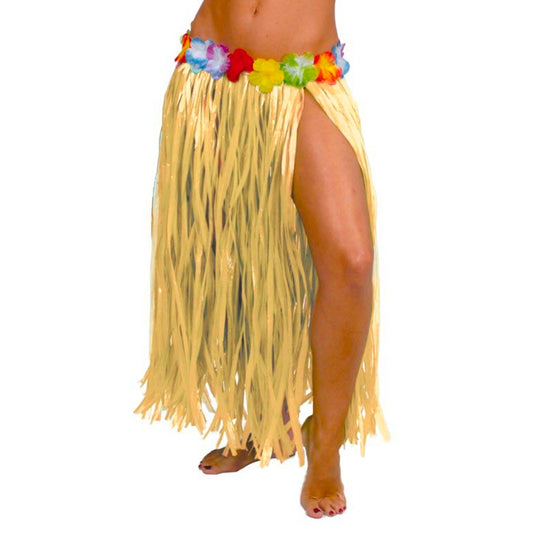 Gonna Hawaiana Rafia Lunga