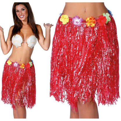 Gonna Hawaiana Rossa corta
