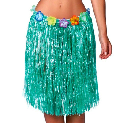 Gonna Hawaiana Verde Corta
