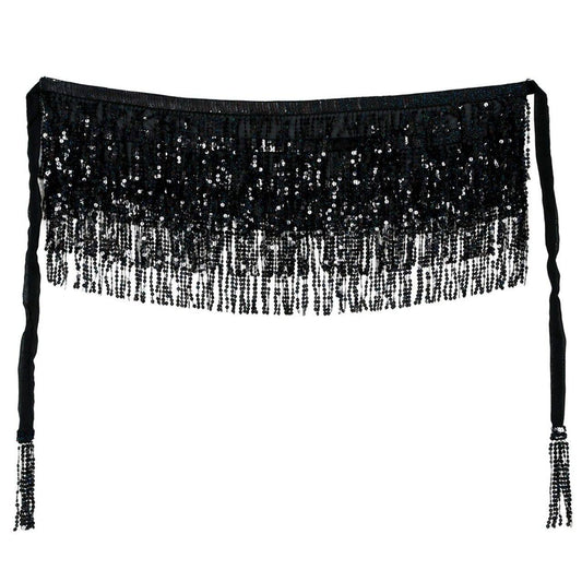 Gonna Pareo Nera Paillettes