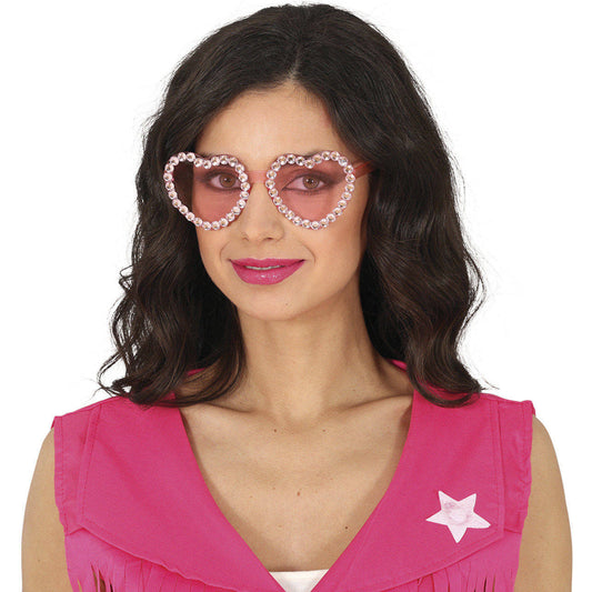 Occhiali a Cuore Glitter