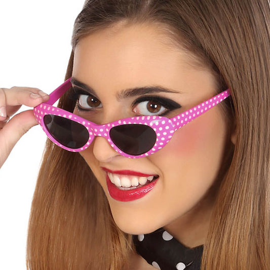 Occhiali di Corno Anni 50 Rossi