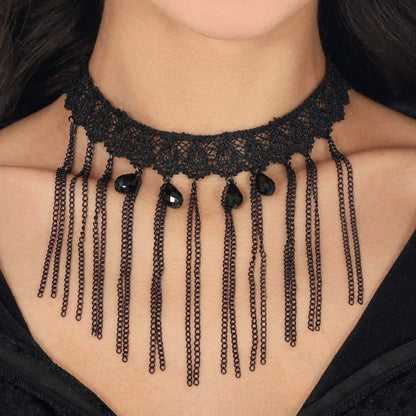 Girocollo Gotico con Catene 