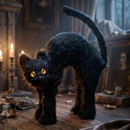 Gatto Nero Arrabbiato