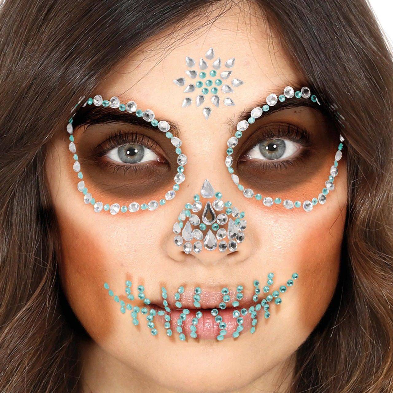 Gemme Adesive Glitter Catrina Calavera