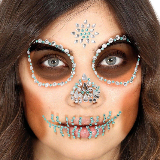 Gemme Adesive Glitter Catrina Calavera