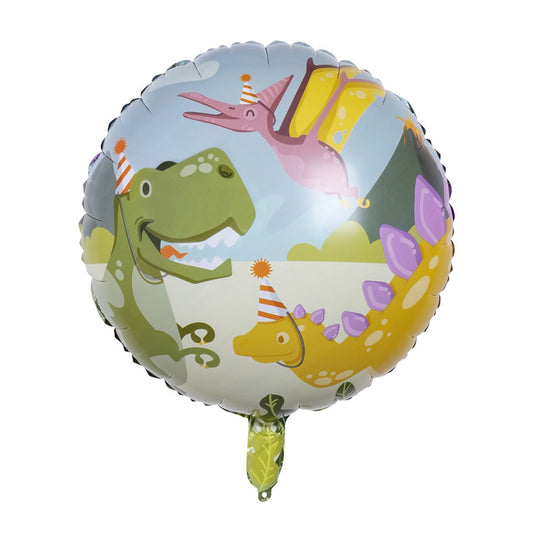 Palloncino in foil con dinosauri